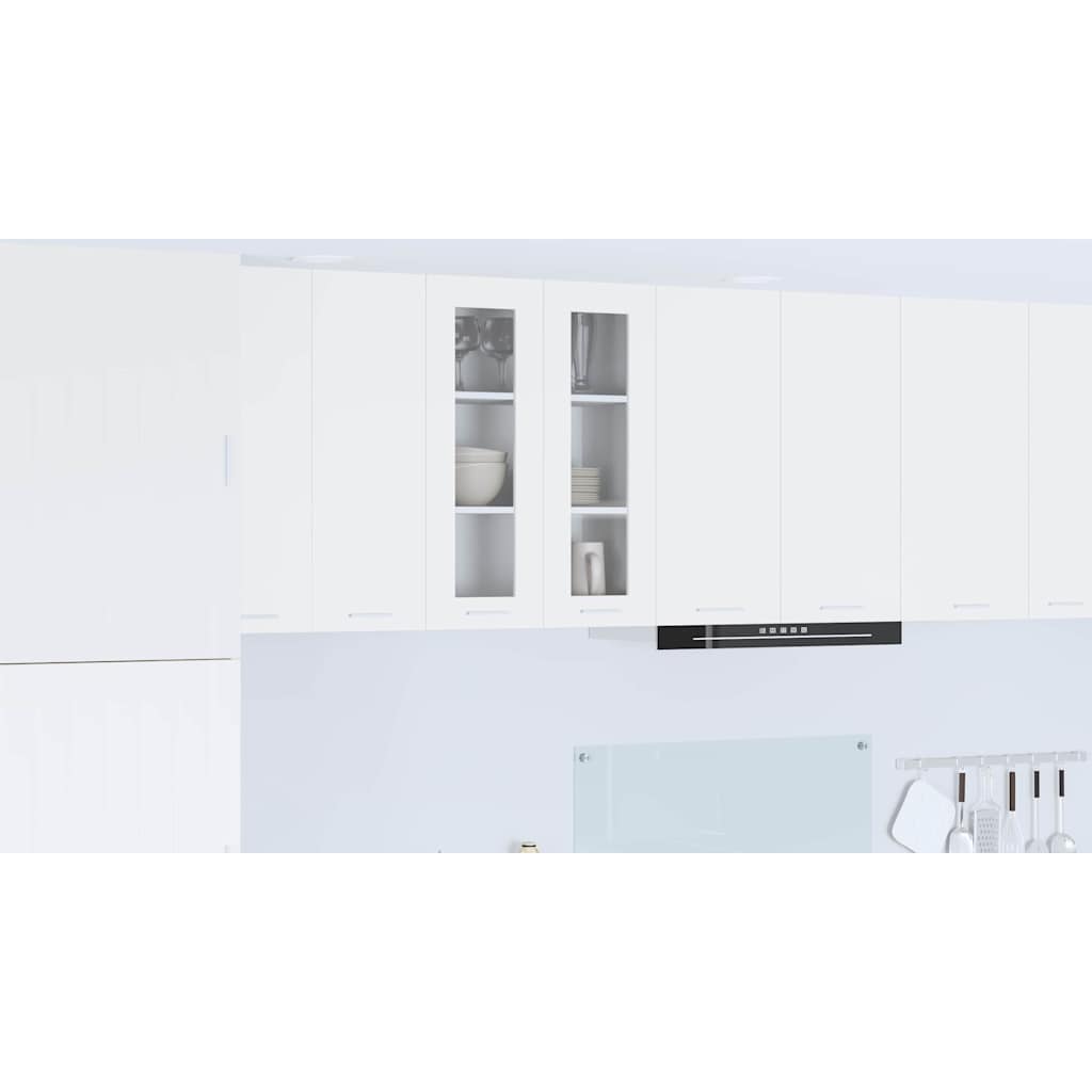 Hanging Cabinet with Door White 60 x 31 x 80 cm Engineered Wood