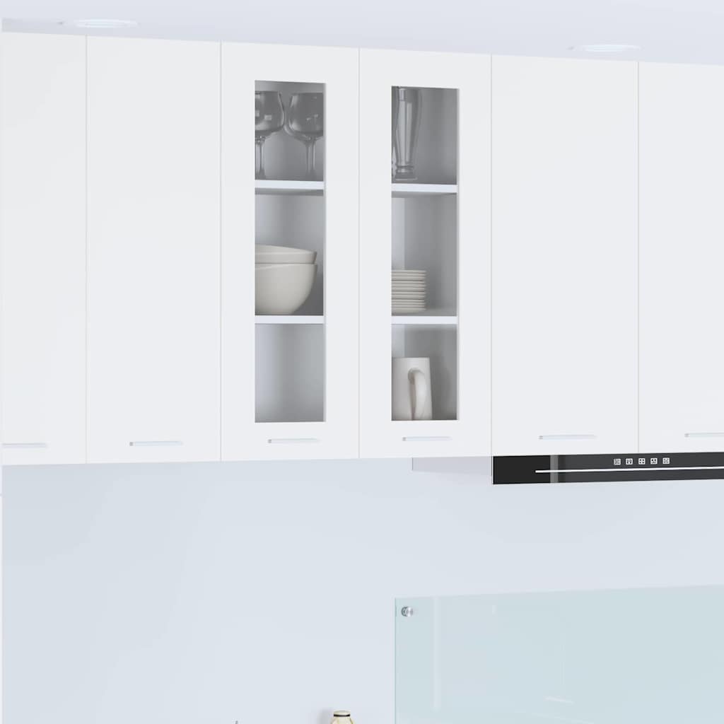 Hanging Cabinet Riga White 60 x 31 x 80 cm Engineered Wood