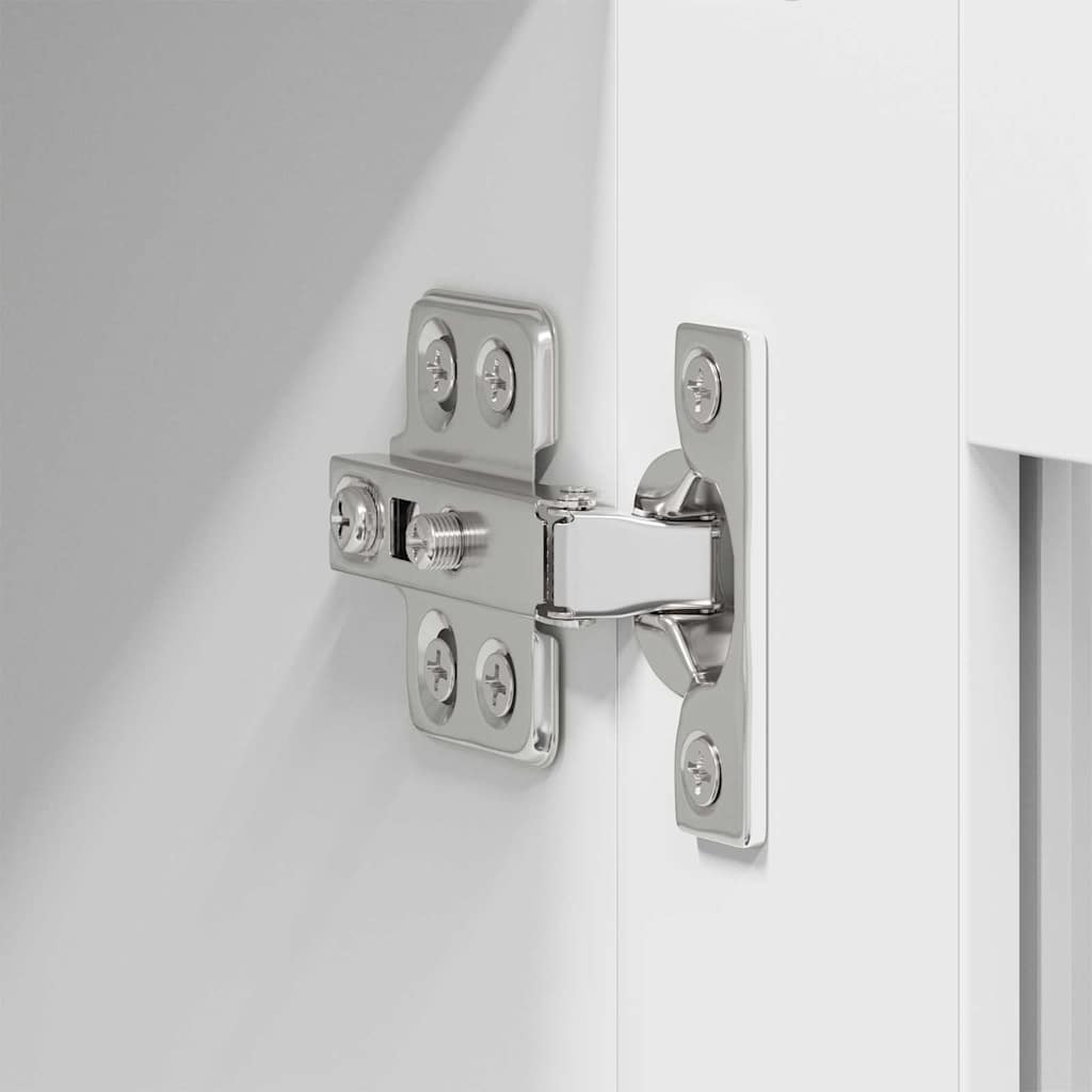 Hanging Cabinet Riga White 80 x 31 x 100 cm Engineered Wood