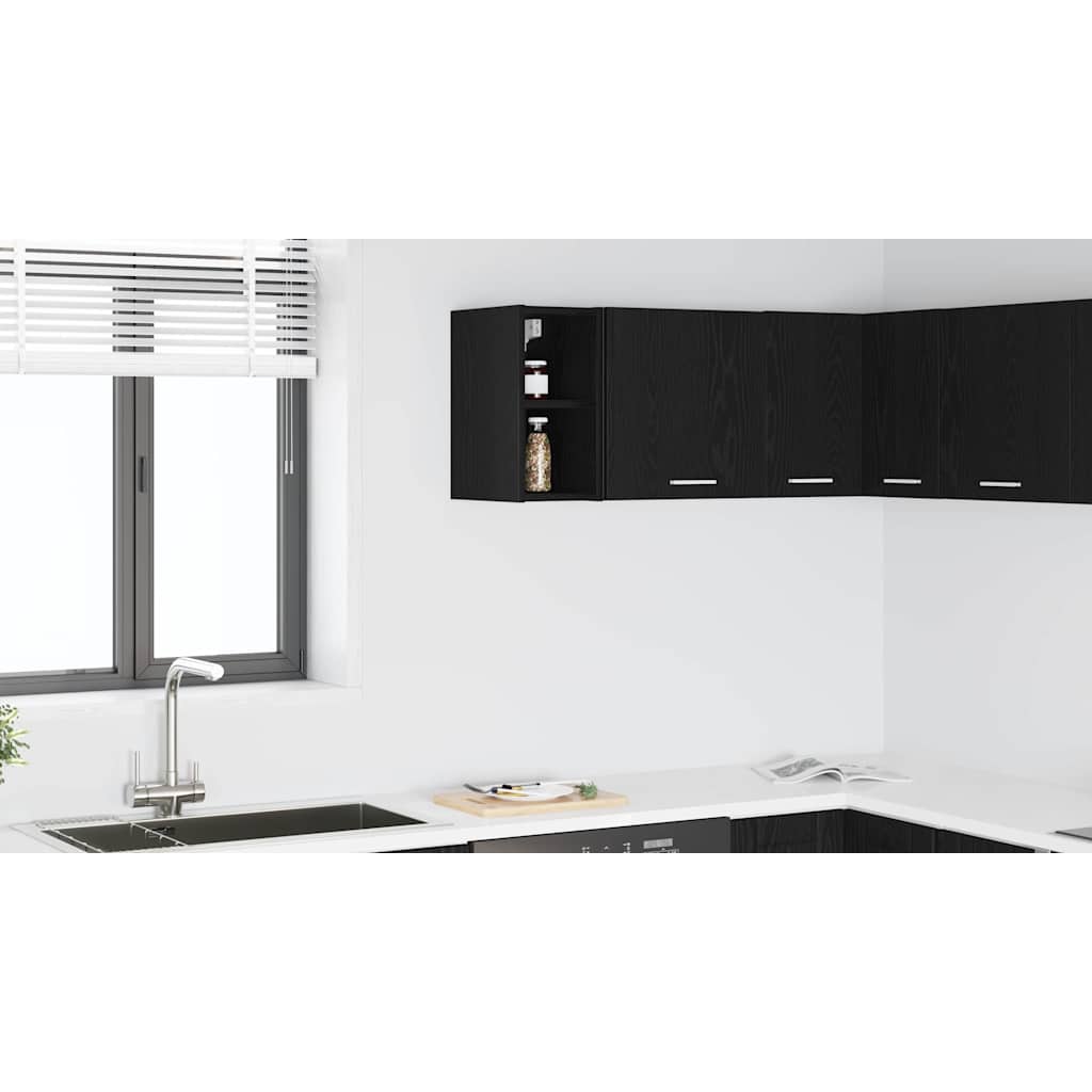 Hanging Cabinet Black Oak 20 x 29,5 x 40 cm Engineered Wood
