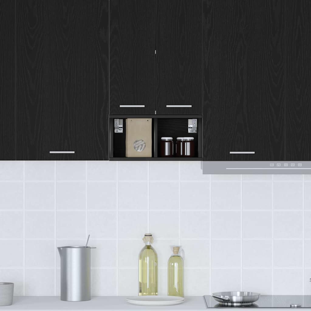 Hanging Cabinet with Shelf Riga Black Oak 20 x 29,5 x 40 cm