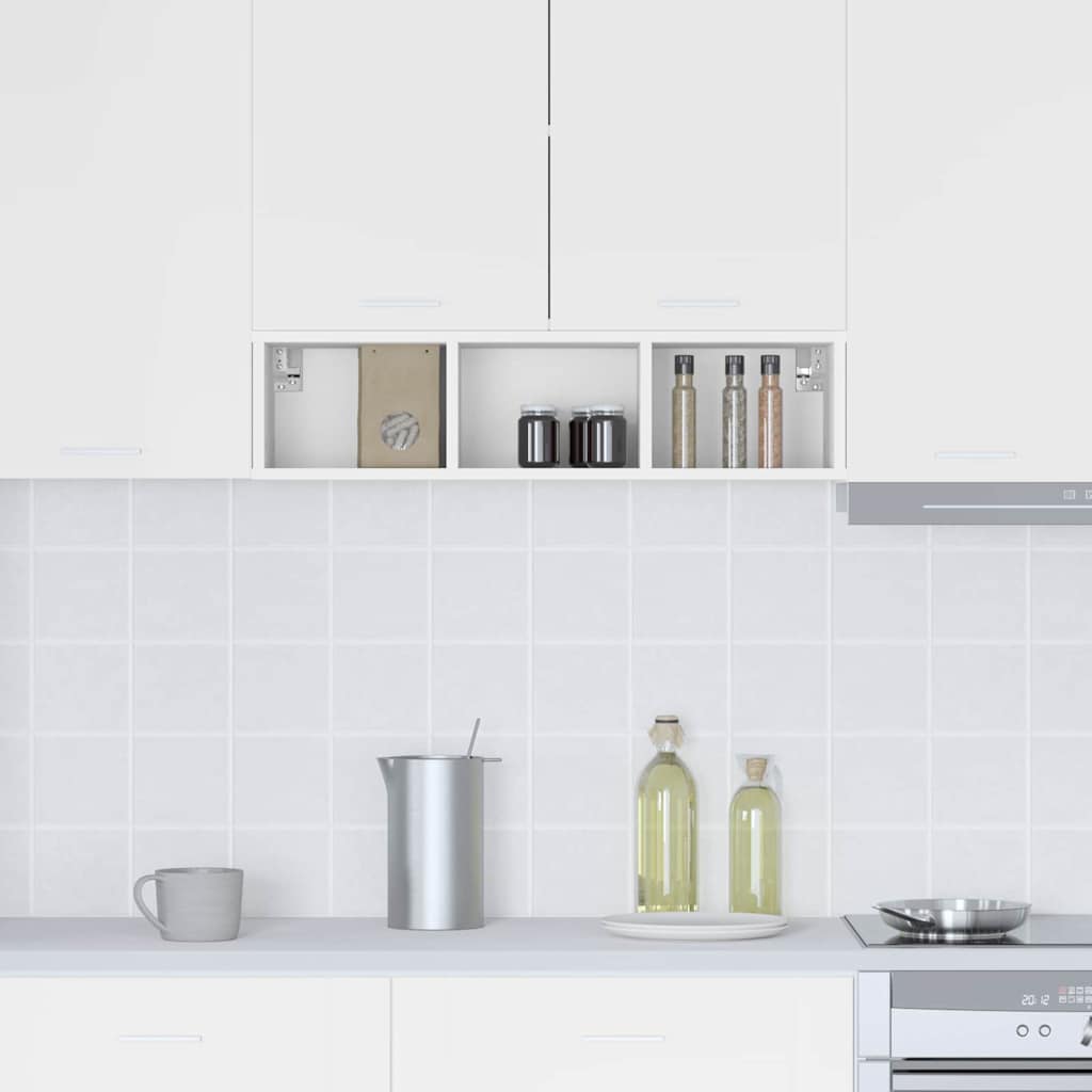 Hanging Cabinet Riga White 20 x 29,5 x 80 cm Engineered Wood