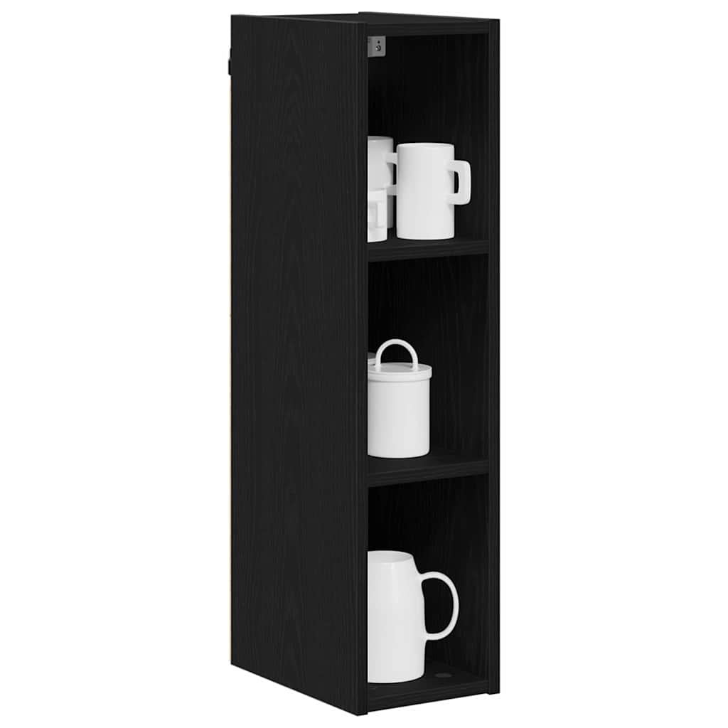 Hanging Cabinet with Shelf Riga Black Oak 20 x 29,5 x 80 cm