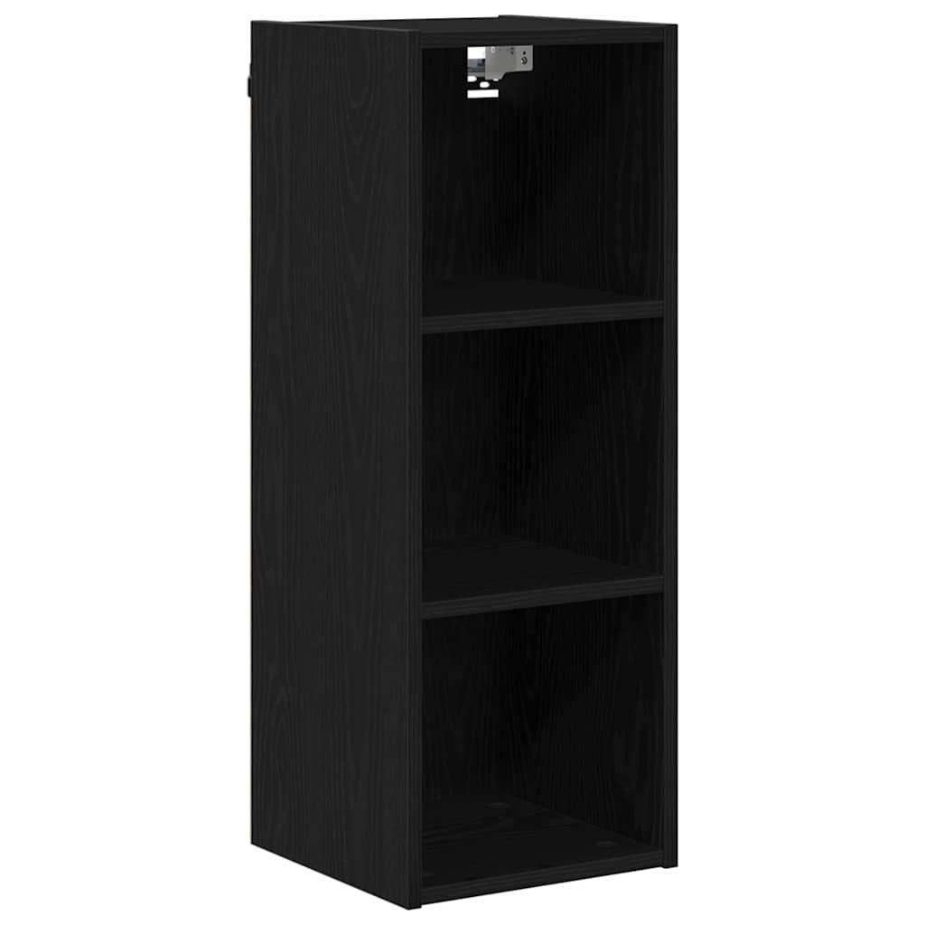Hanging Cabinet with Shelf Riga Black Oak 30 x 29,5 x 80 cm