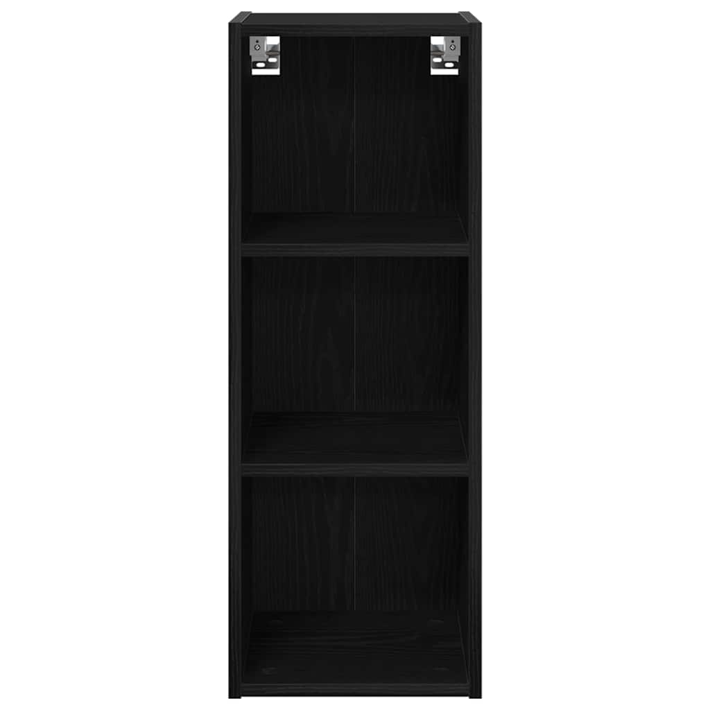 Hanging Cabinet with Shelf Riga Black Oak 30 x 29,5 x 80 cm