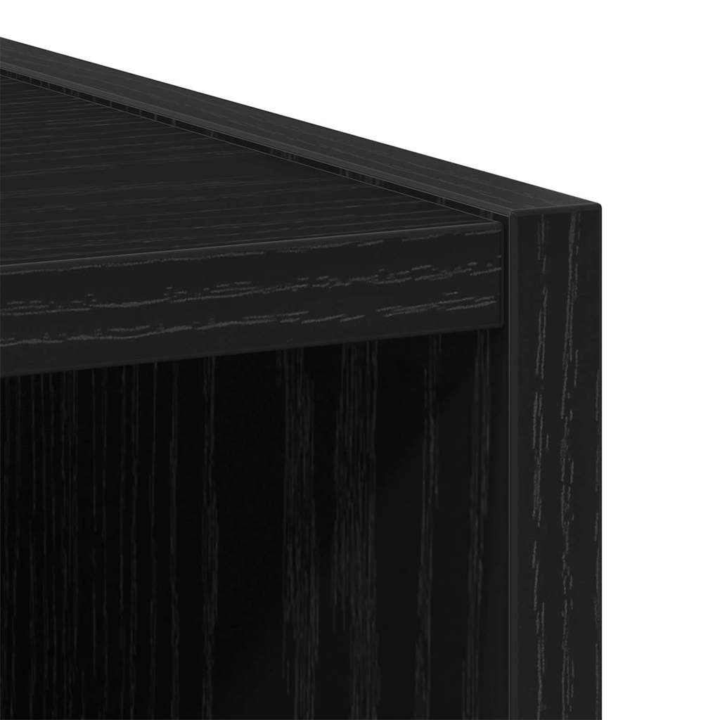 Hanging Cabinet with Shelf Riga Black Oak 40 x 29,5 x 80 cm