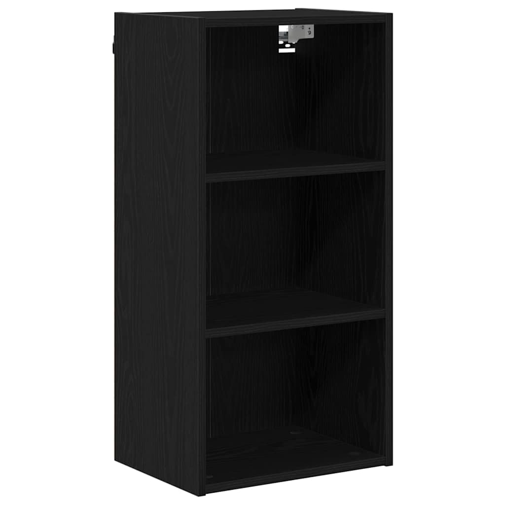 Hanging Cabinet with Shelf Riga Black Oak 40 x 29,5 x 80 cm