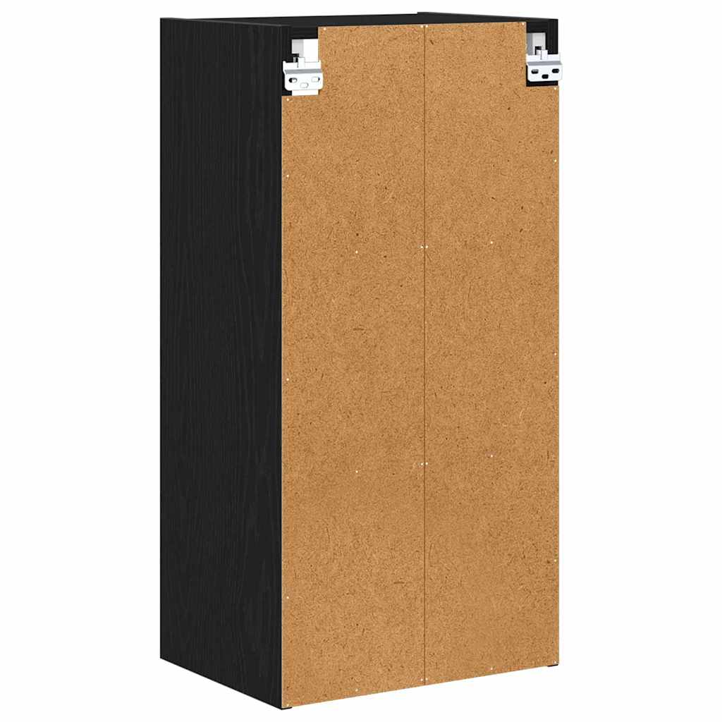 Hanging Cabinet Black Oak 40 x 29,5 x 80 cm Engineered Wood