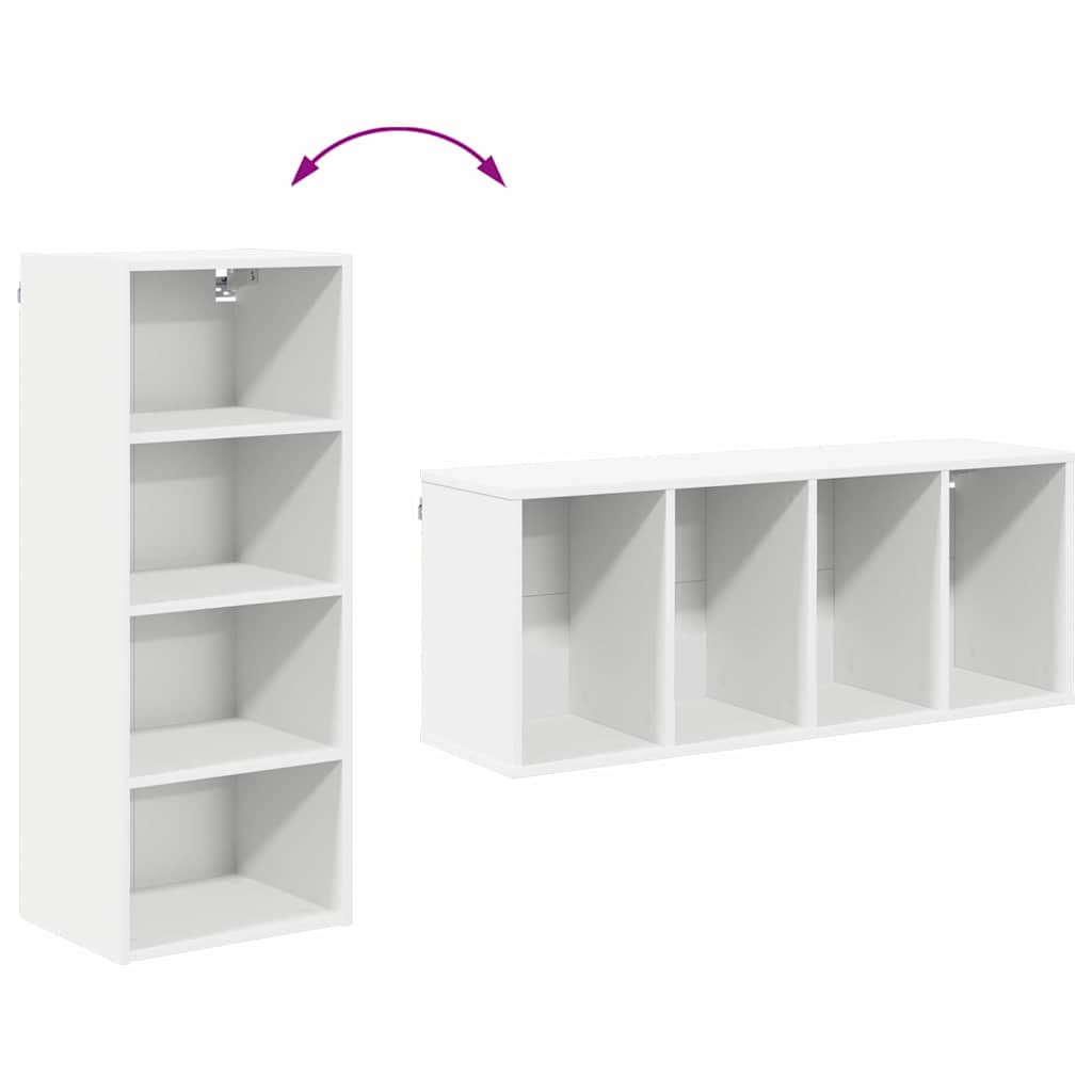 Hanging Cabinet Riga White 40 x 29,5 x 100 cm Engineered Wood