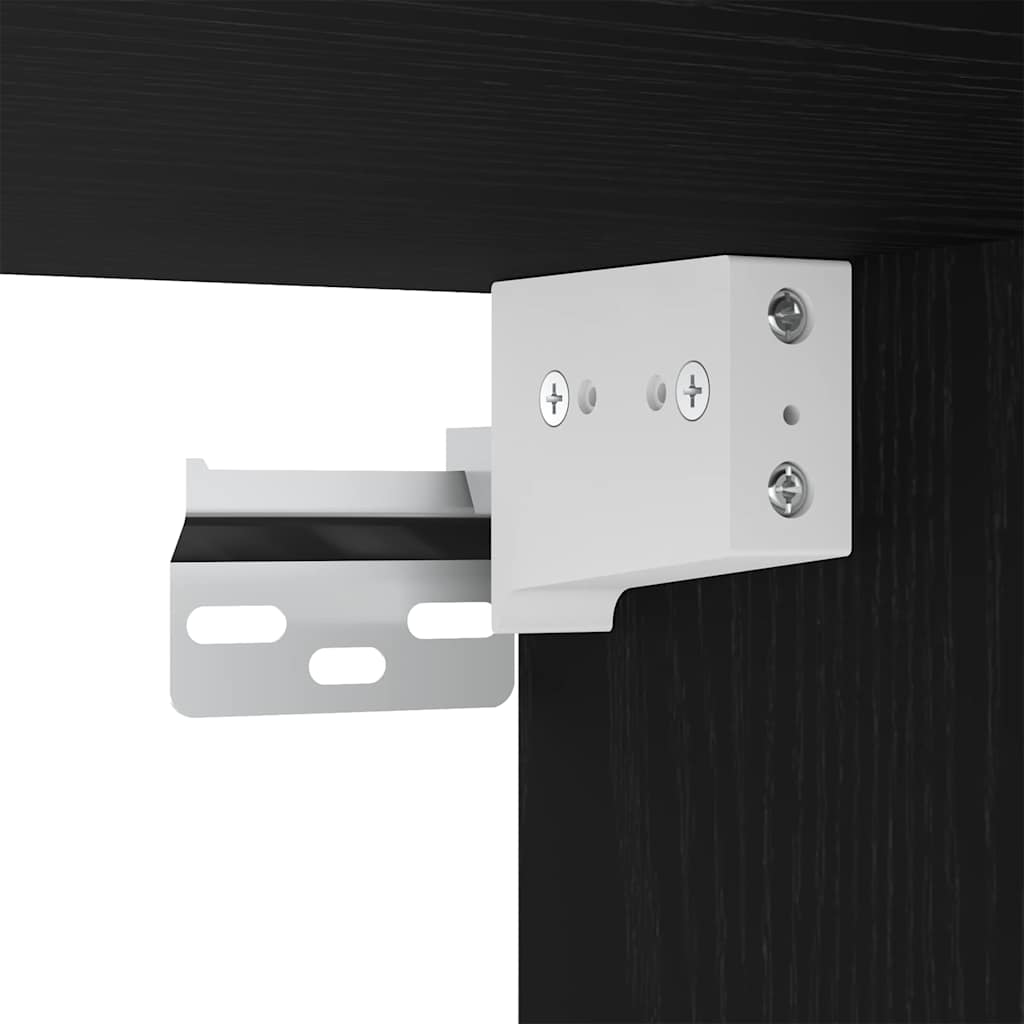 Hanging Cabinet with Shelf Riga Black Oak 40 x 29,5 x 100 cm