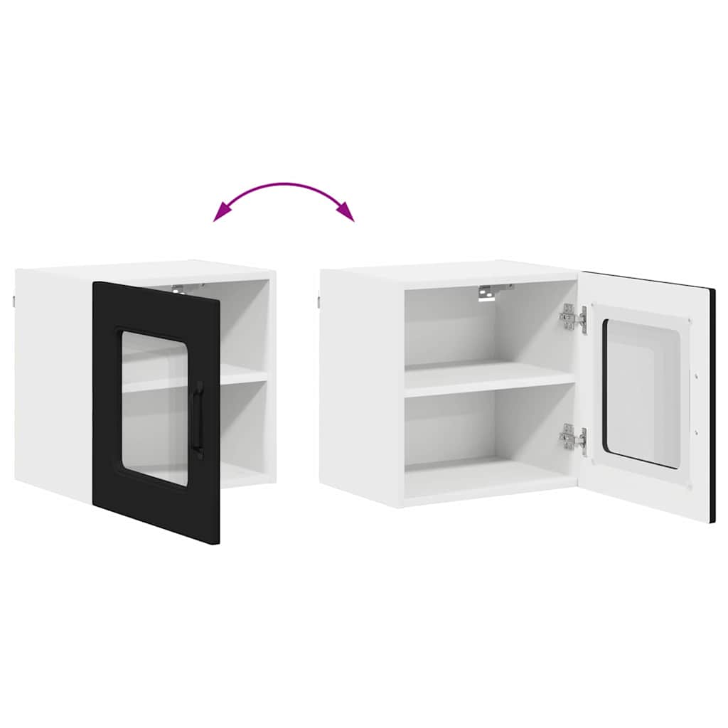 Kitchen Wall Cabinet Black 40 x 31 x 40 cm Engineered Wood