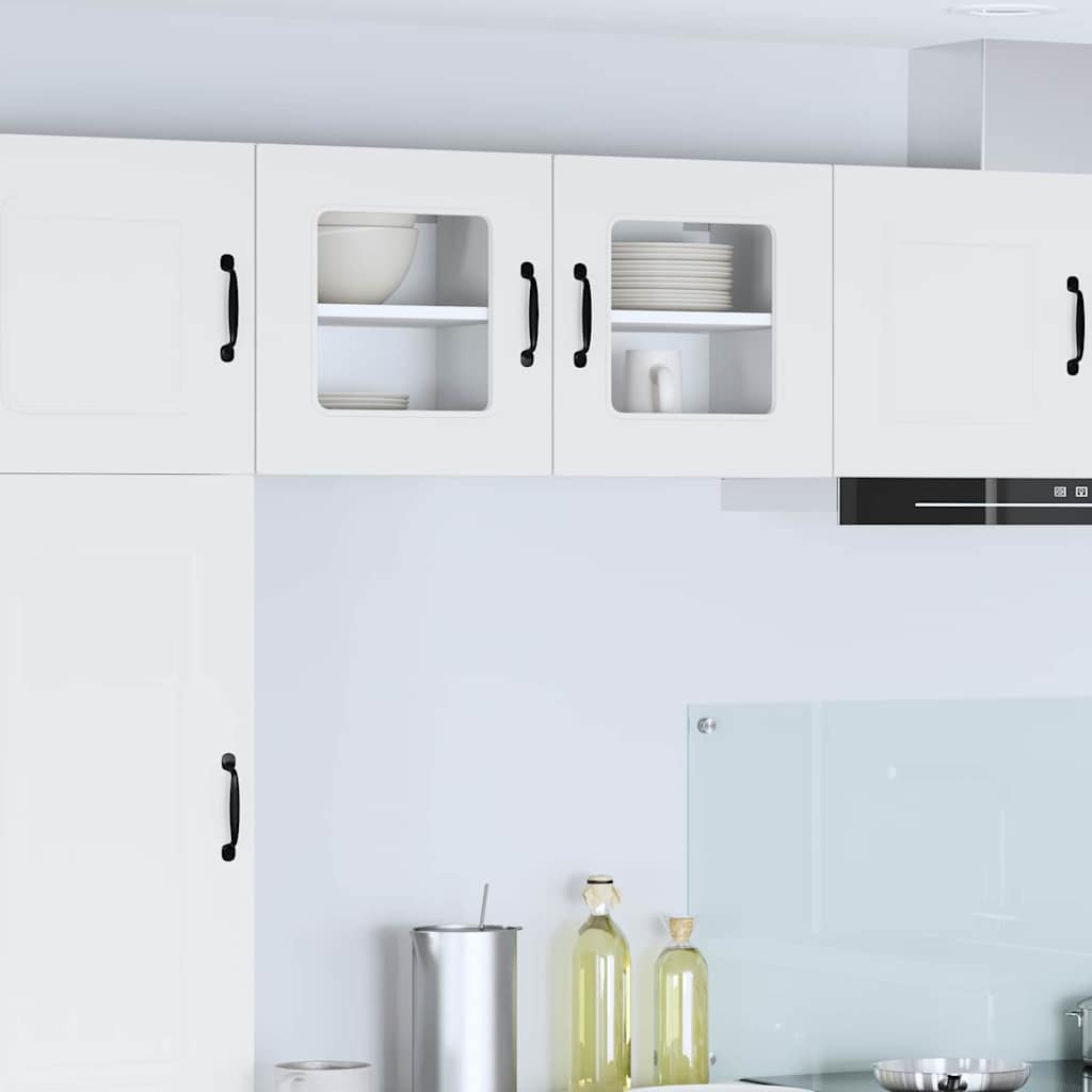 Kitchen Wall Cabinet 2 pcs High Gloss White 40 x 31 x 40 cm