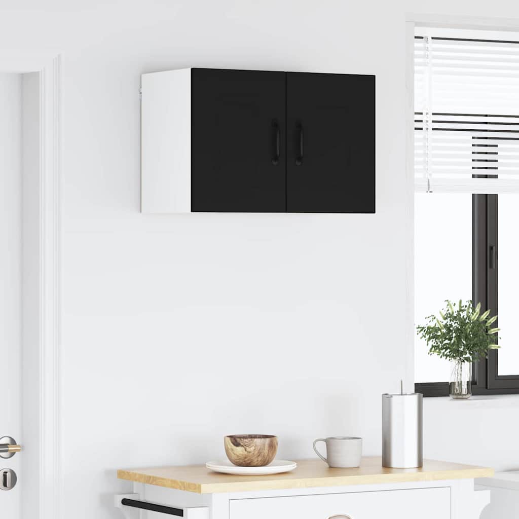 Kitchen Wall Cabinet Black 30 x 31 x 40 cm Engineered Wood