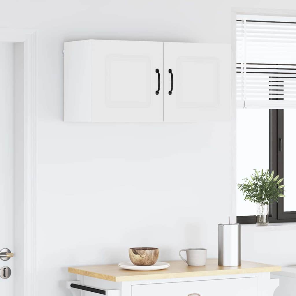 Kitchen Wall Cabinet with Shelf 2 pcs White 40 x 31 x 40 cm