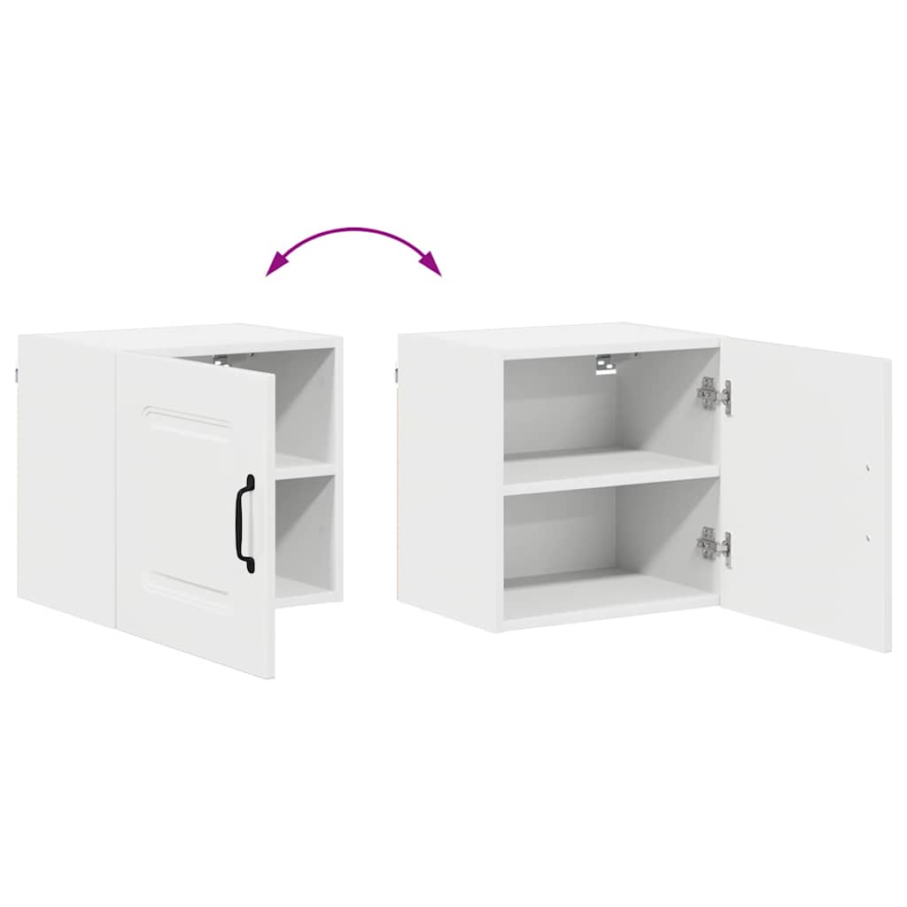 Kitchen Wall Cabinet with Door High Gloss White 40 x 31 x 40 cm