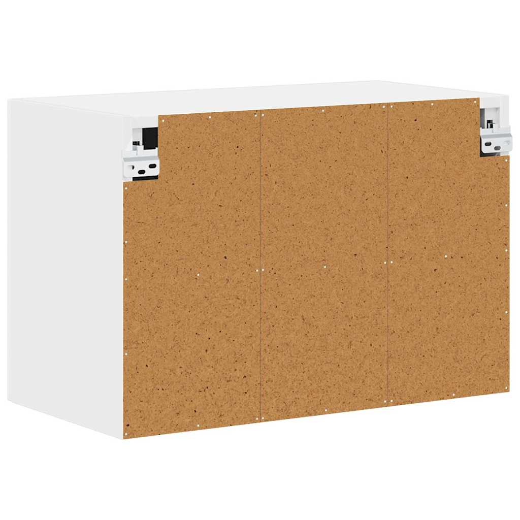 Kitchen Wall Cabinet with Shelf 2 pcs White 60 x 31 x 40 cm
