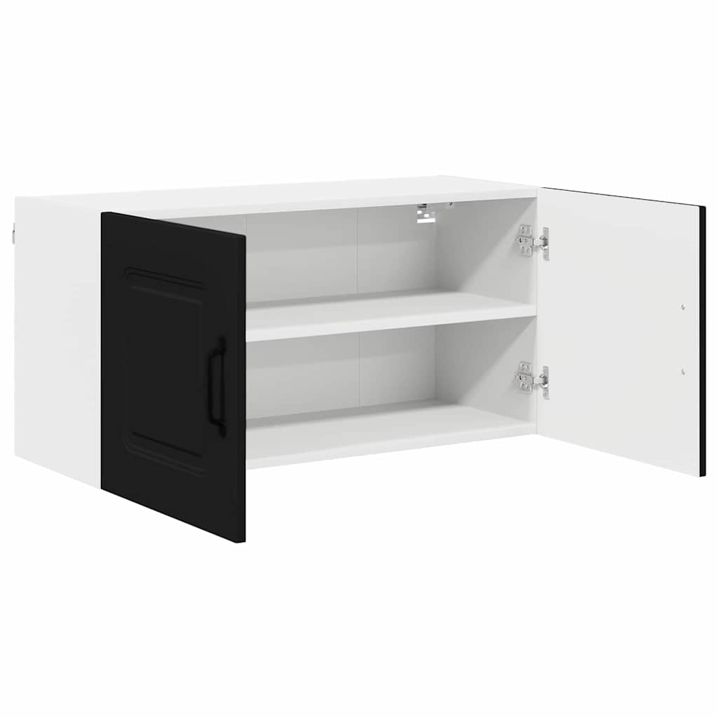Kitchen Wall Cabinet Black 80 x 31 x 40 cm Engineered Wood