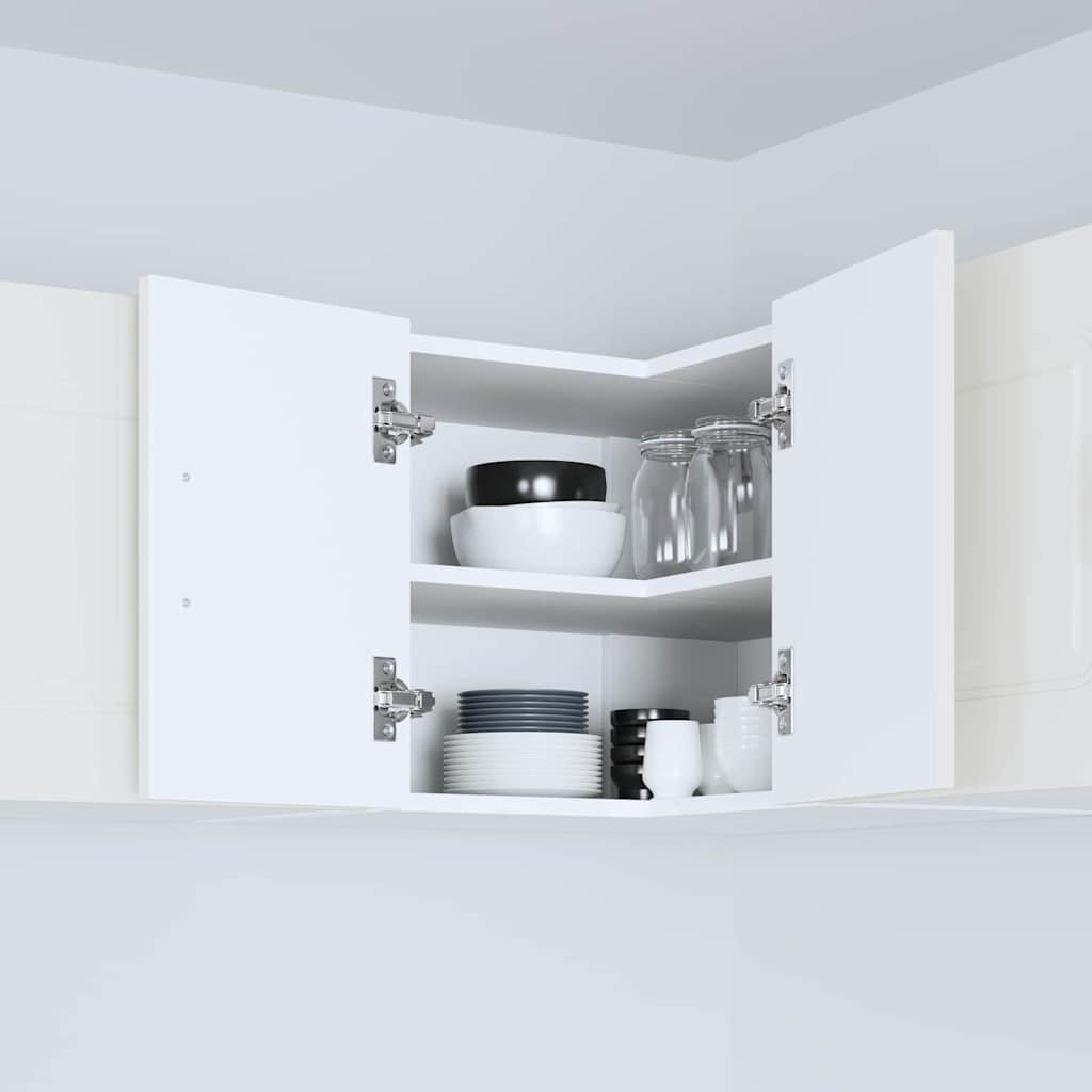 Kitchen Wall Cabinet White 57 x 57 x 40 cm Engineered Wood