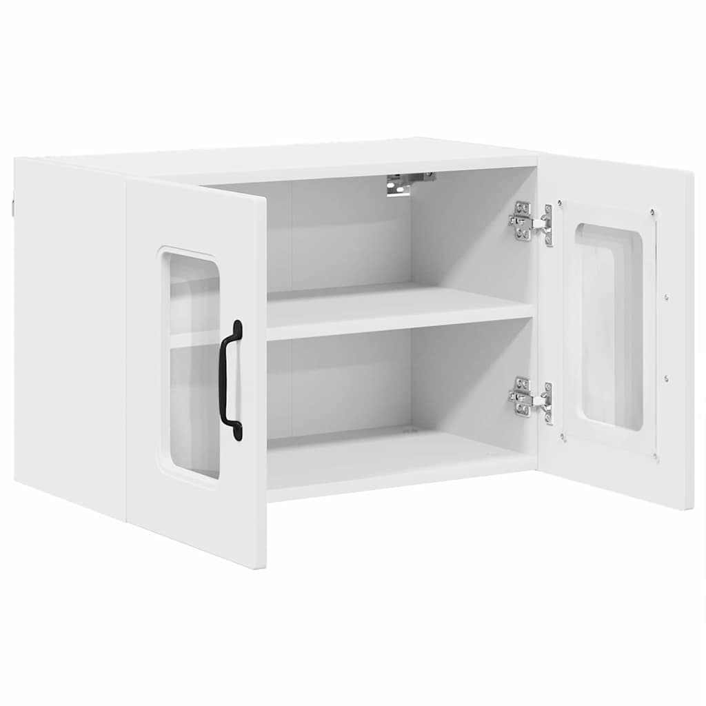 Kitchen Wall Cabinet with Shelf 2 pcs White 60 x 31 x 40 cm