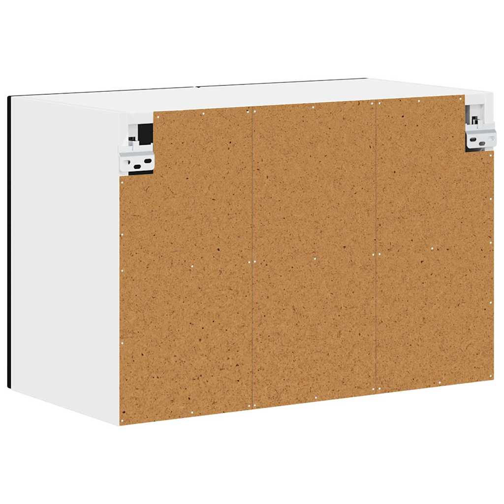 Kitchen Wall Cabinet with Shelf 2 pcs Black 60 x 31 x 40 cm