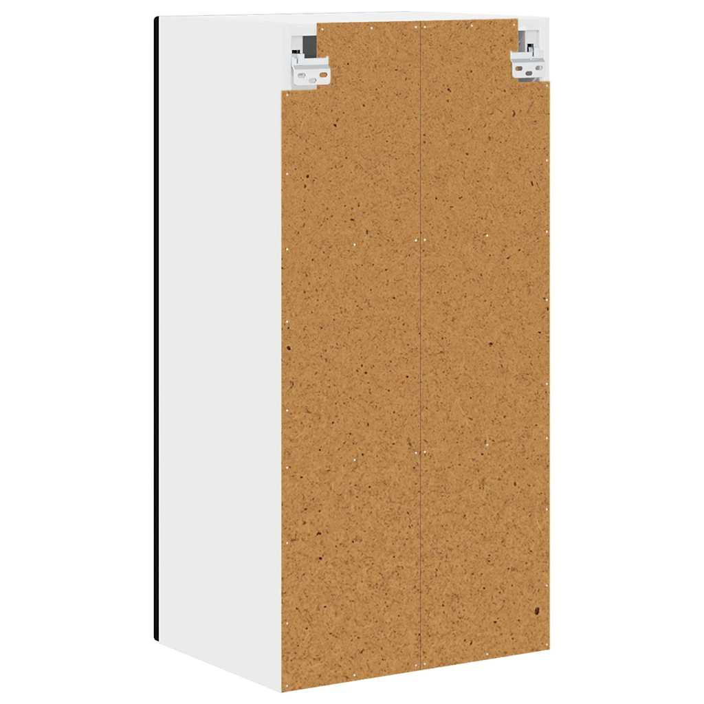 Kitchen Wall Cabinet with Shelf 2 pcs Black 40 x 31 x 80 cm