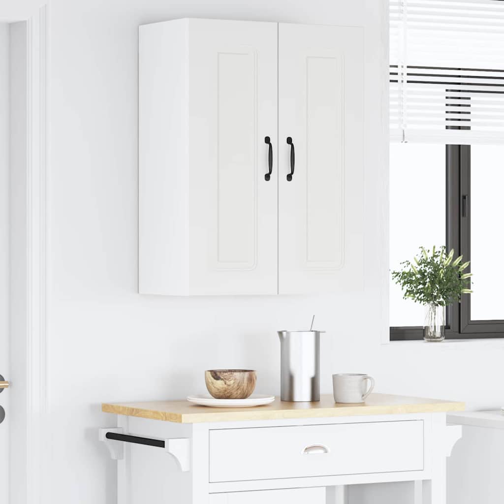 Kitchen Wall Cabinet with Shelf 2 pcs White 30 x 31 x 80 cm
