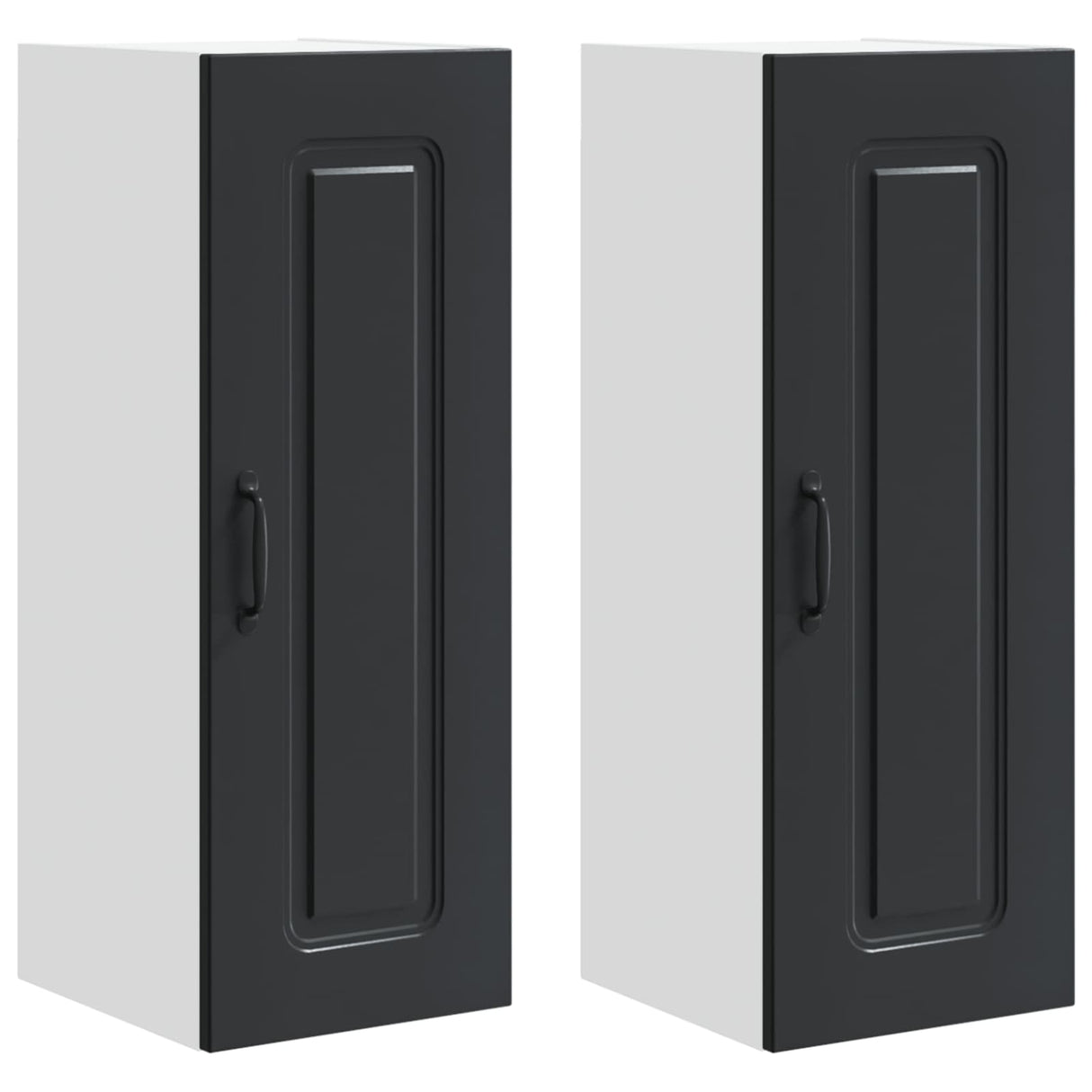 Dishwasher Panel Kalmar 2 pcs Black 30 x 31 x 80 cm