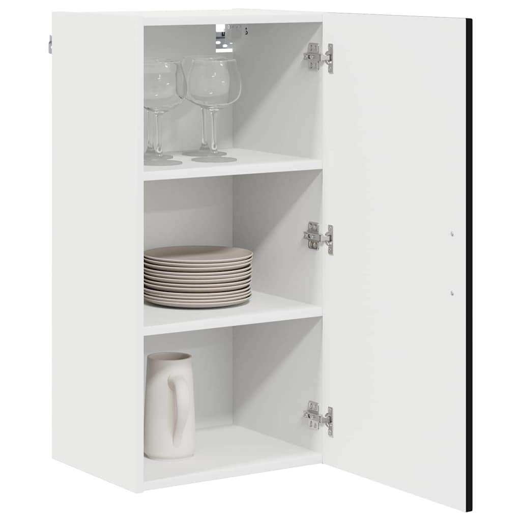 Dishwasher Panel Kalmar Black 40 x 31 x 80 cm Engineered Wood