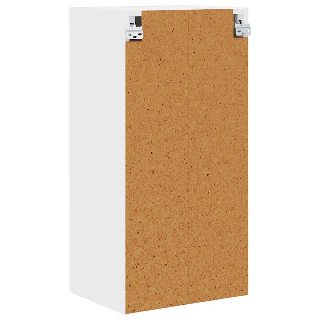 Kitchen Wall Cabinet with Door High Gloss White 40 x 31 x 80 cm