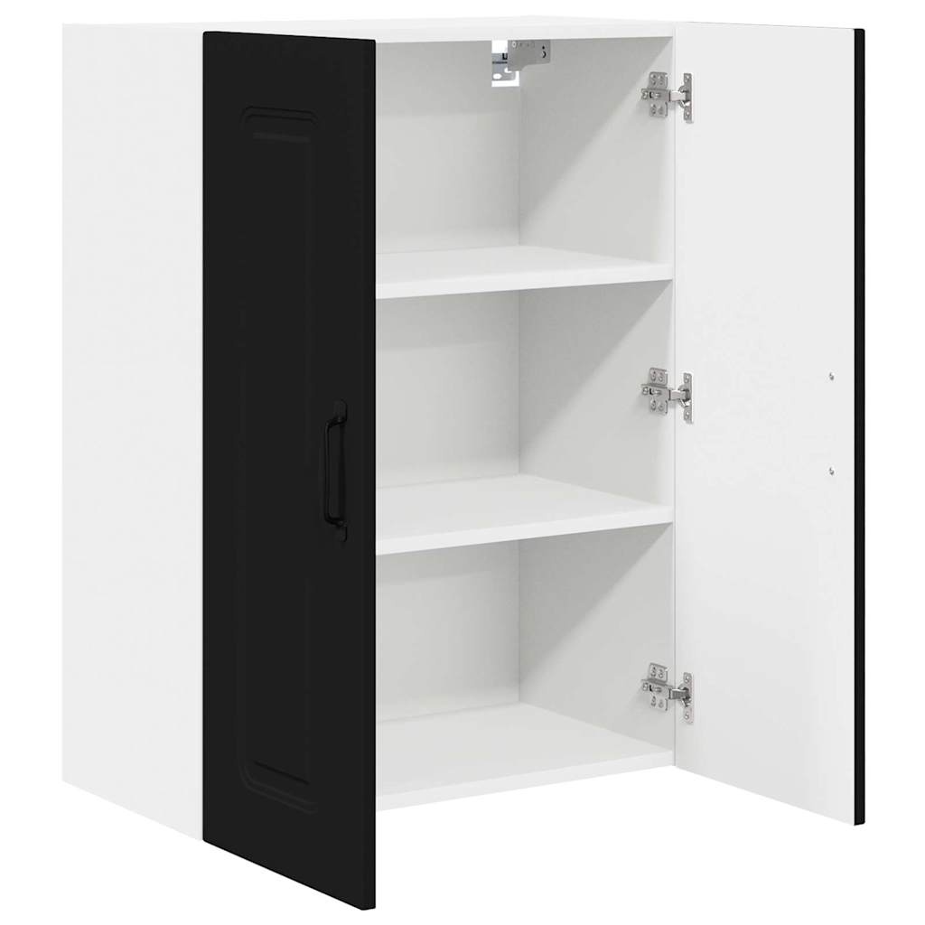 Kitchen Wall Cabinet Black 60 x 31 x 80 cm Engineered Wood