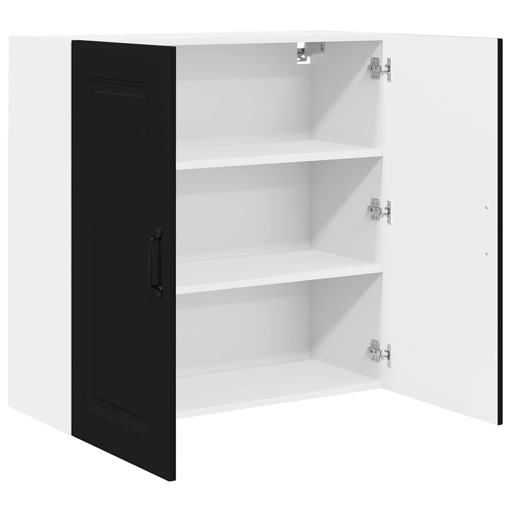 Kitchen Wall Cabinet Black 80 x 31 x 80 cm Engineered Wood