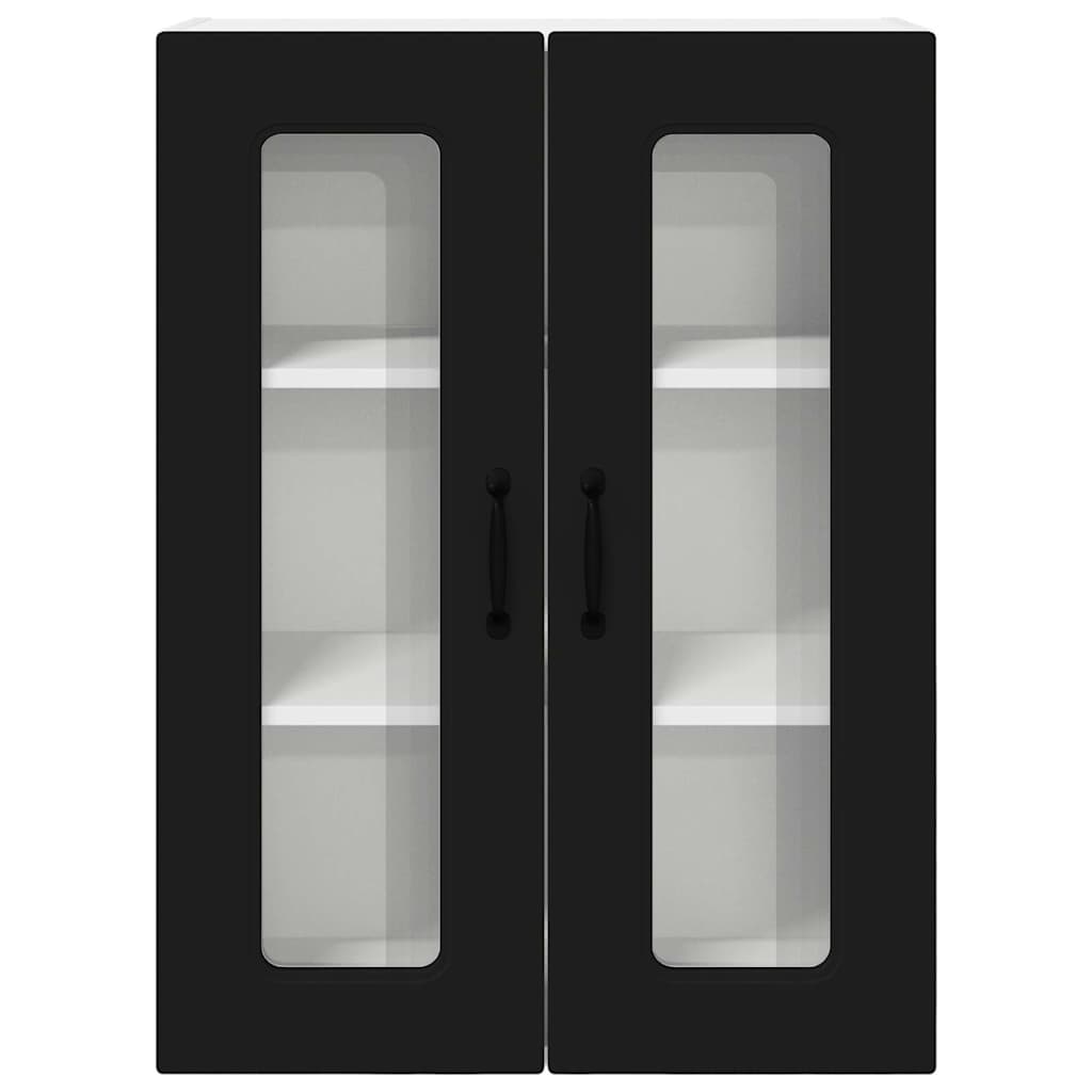 Kitchen Wall Cabinet Black 60 x 31 x 80 cm Engineered Wood