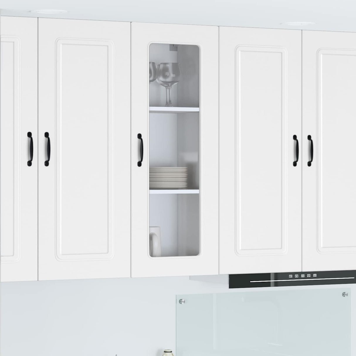 Dishwasher Panel Kalmar White 40 x 31 x 100 cm Engineered Wood