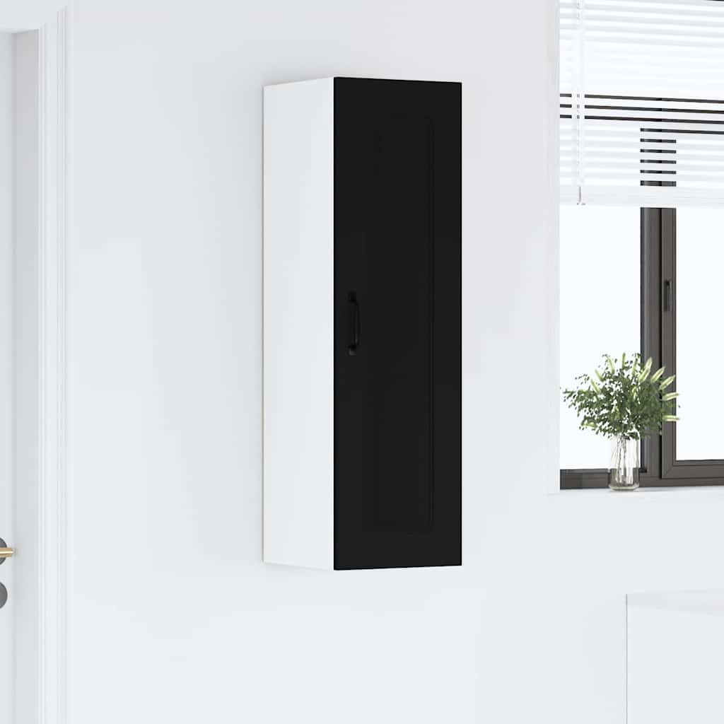 Kitchen Wall Cabinet Black 30 x 31 x 100 cm Engineered Wood
