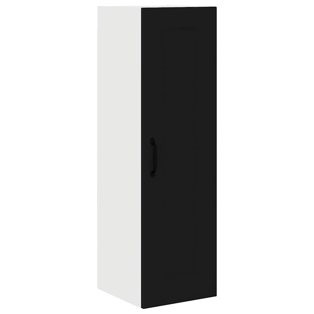 Kitchen Wall Cabinet Black 30 x 31 x 100 cm Engineered Wood