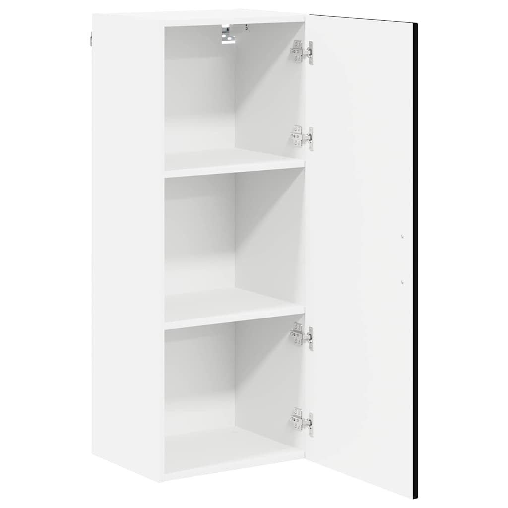 Kitchen Wall Cabinet Black 40 x 31 x 100 cm Engineered Wood