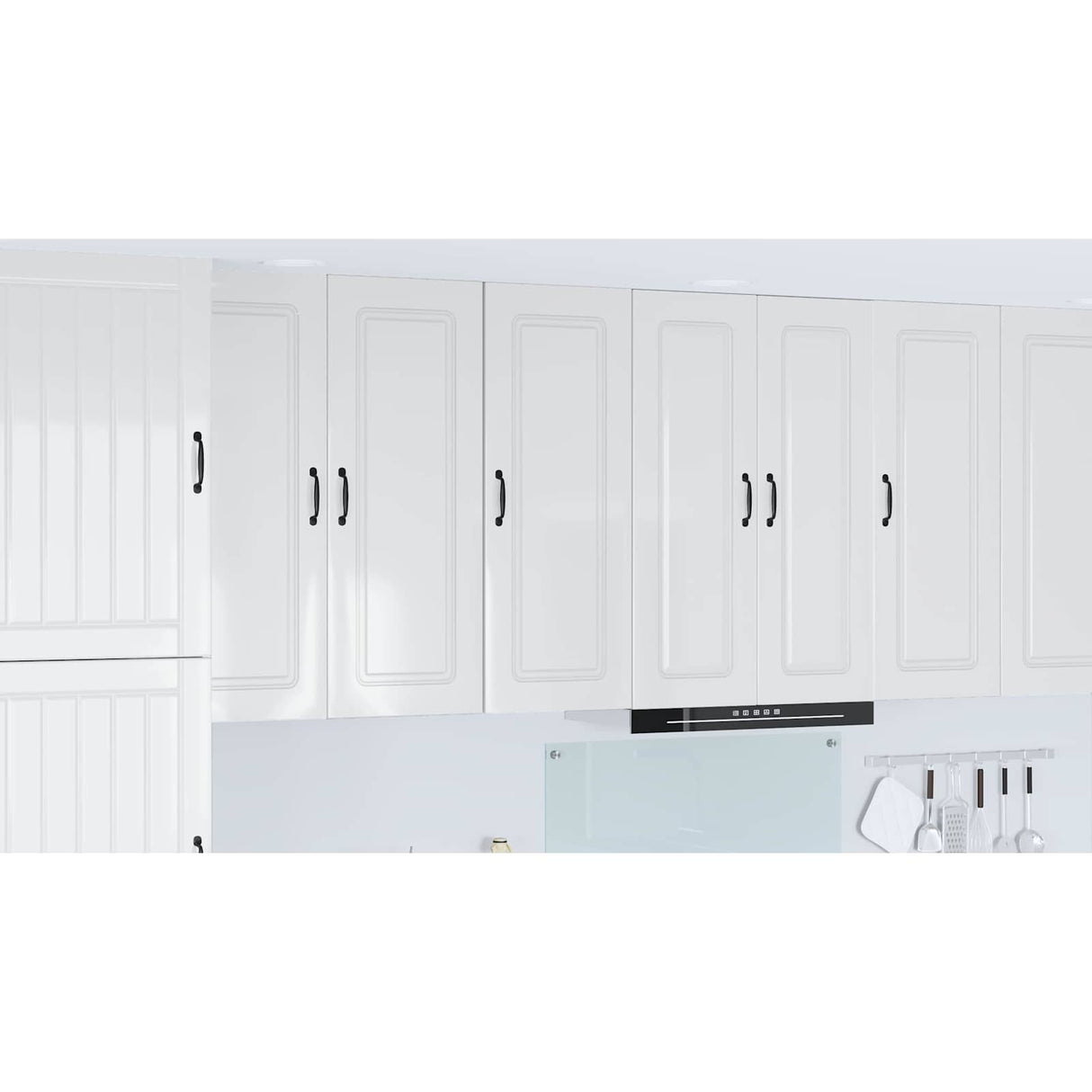 Dishwasher Panel Kalmar High Gloss White 40 x 31 x 100 cm