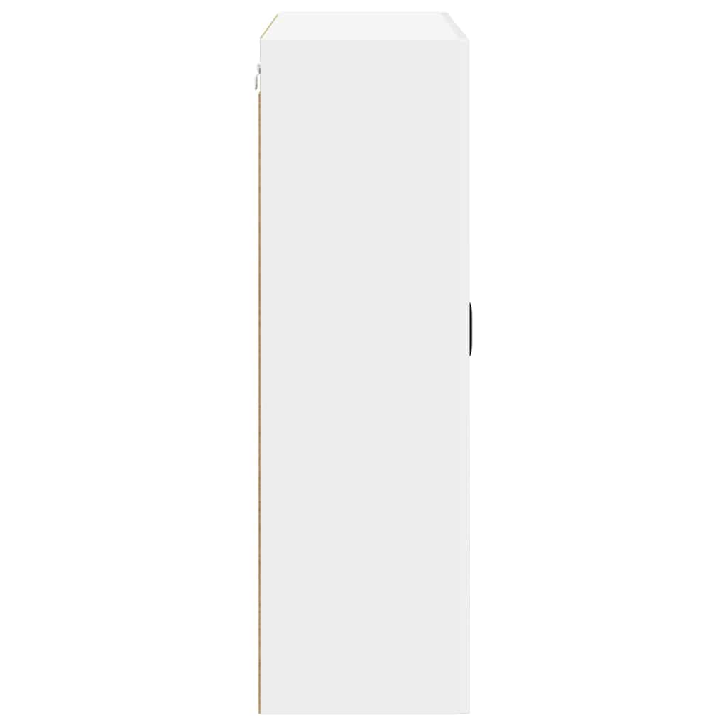 Kitchen Wall Cabinet High Gloss White 80 x 31 x 100 cm