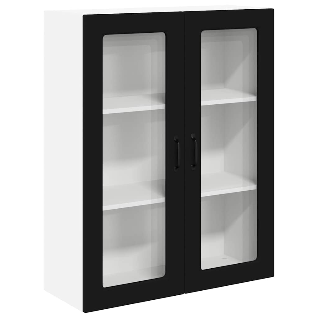 Kitchen Wall Cabinet Black 80 x 31 x 100 cm Engineered Wood