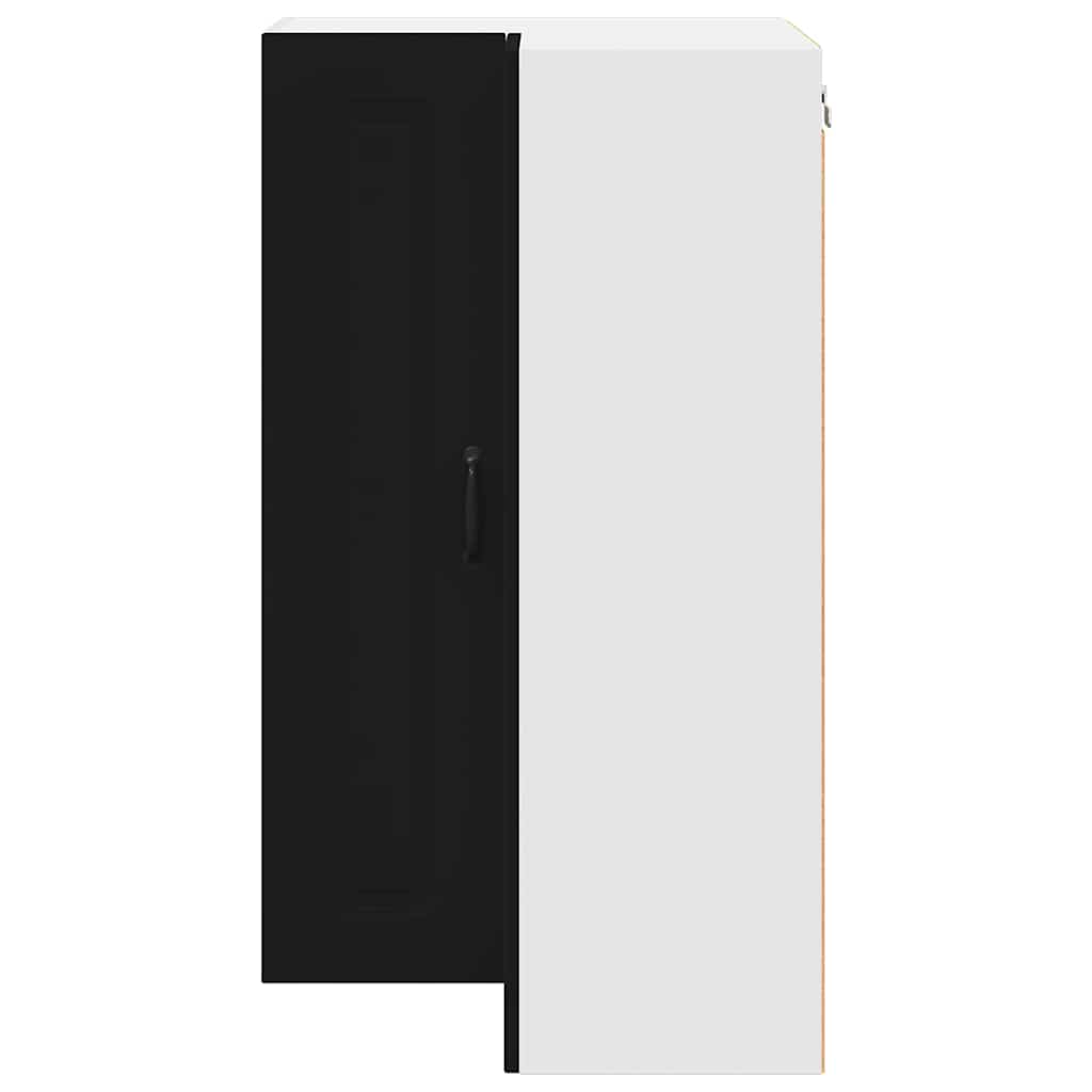 Kitchen Wall Cabinet Black 57 x 57 x 100 cm Engineered Wood