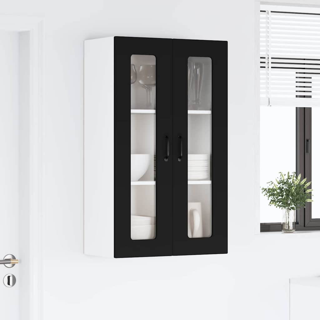 Kitchen Wall Cabinet Black 60 x 31 x 100 cm Engineered Wood