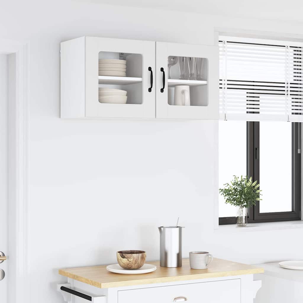 Kitchen Wall Cabinet with Shelf 2 pcs White 40 x 31 x 40 cm