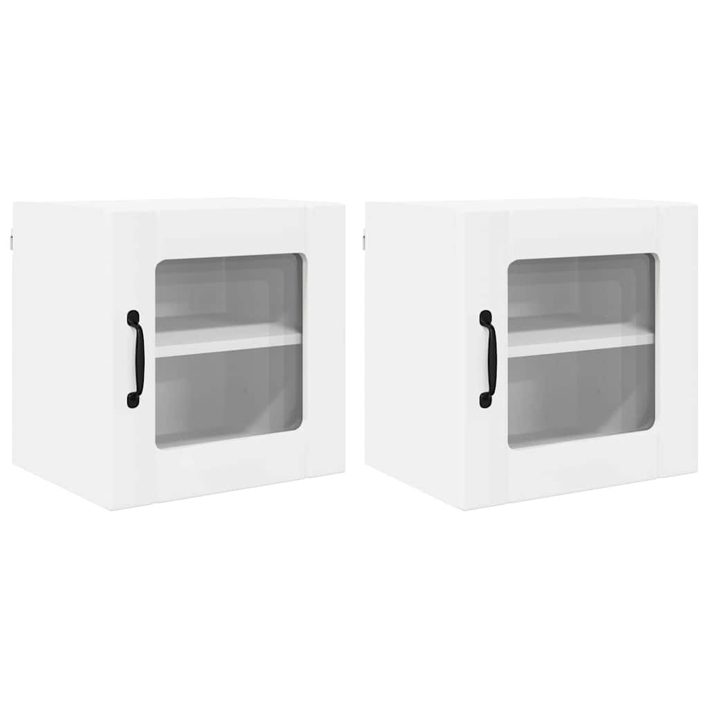 Kitchen Wall Cabinet with Shelf 2 pcs White 40 x 31 x 40 cm
