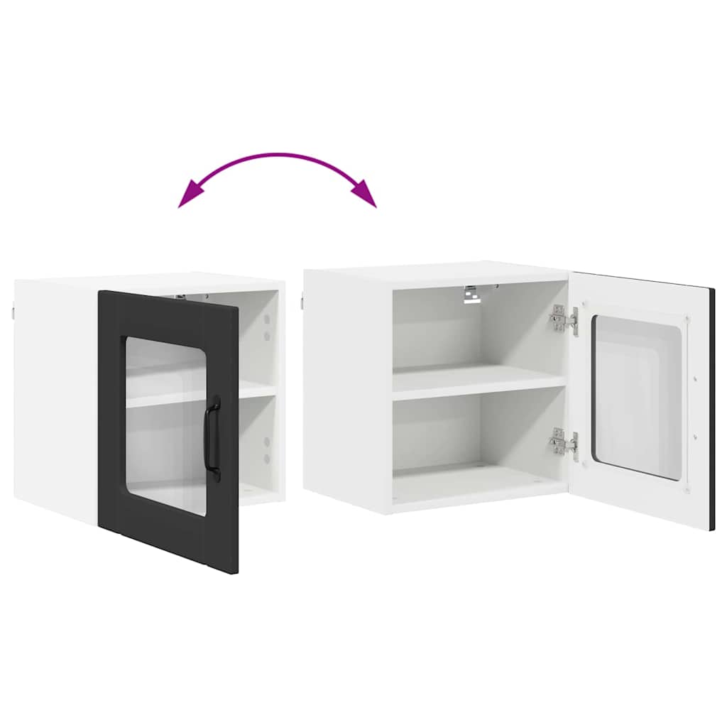 Kitchen Wall Cabinet Black 40 x 31 x 40 cm Engineered Wood