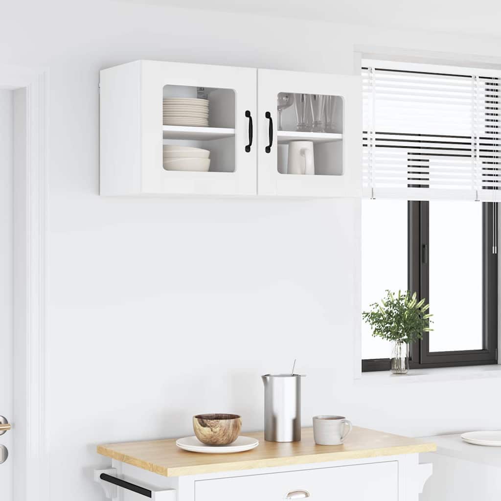Kitchen Wall Cabinet 2 pcs High Gloss White 40 x 31 x 40 cm