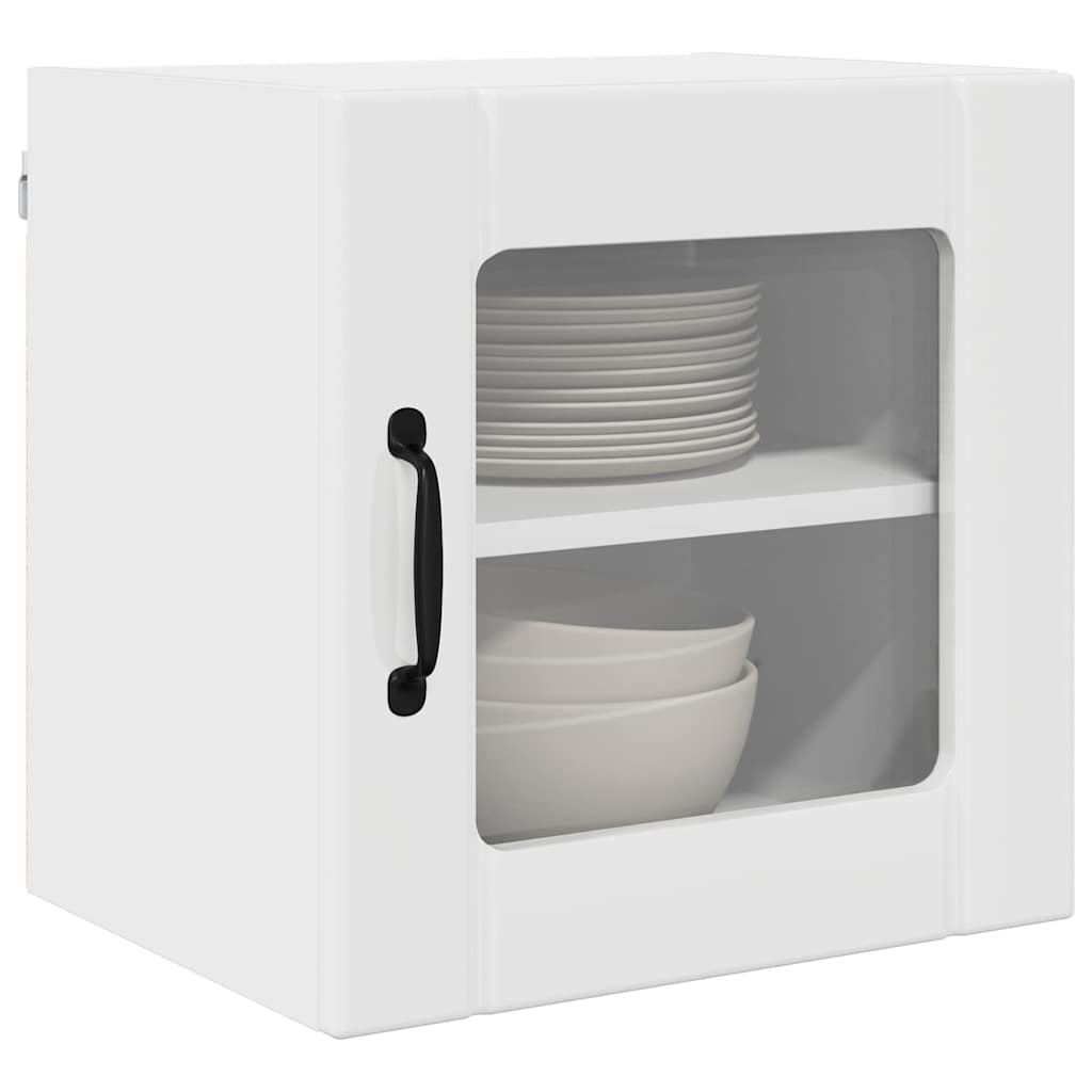 Kitchen Wall Cabinet 2 pcs High Gloss White 40 x 31 x 40 cm