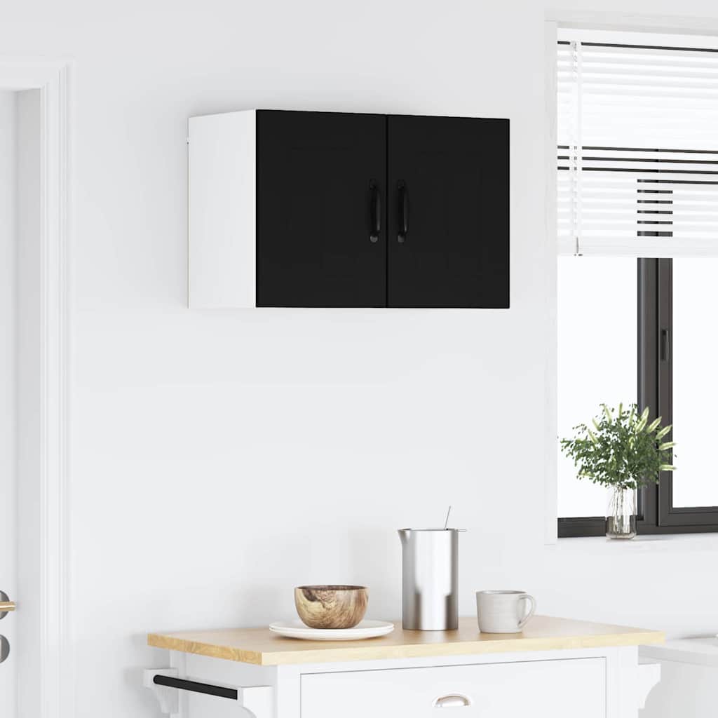 Kitchen Wall Cabinet Black 30 x 31 x 40 cm Engineered Wood
