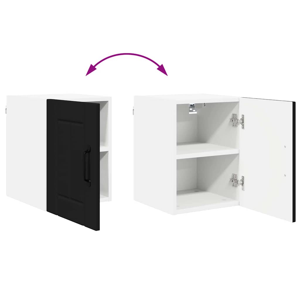 Kitchen Wall Cabinet Black 30 x 31 x 40 cm Engineered Wood