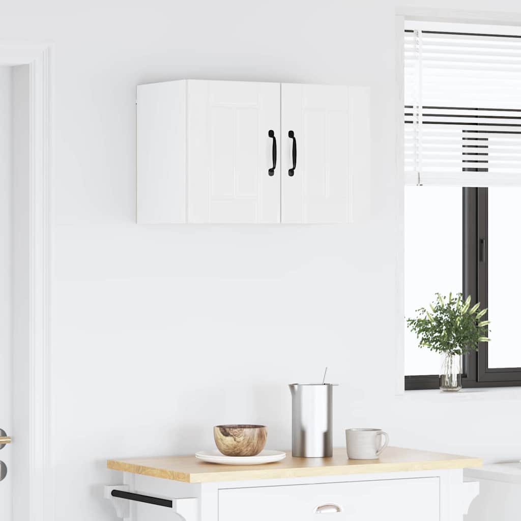 Kitchen Wall Cabinet High Gloss White 30 x 31 x 40 cm