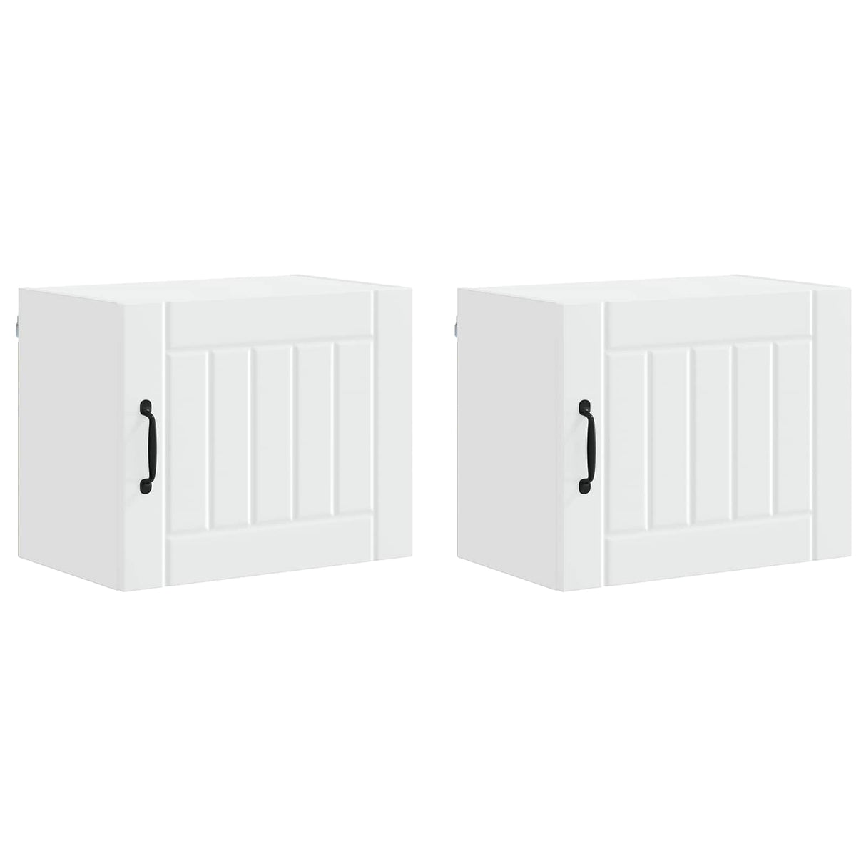Wall Cabinet LUCCA 2 pcs White 50 x 31 x 40 cm Engineered Wood